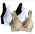 Import 3pcs/set sexy genie bra With Pads Seamless push up bra plus size XXXL underwear wireless Bra black/white/nude from China