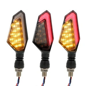 4 Colors LED Electric Trike Motorcycle Lighting System Warning Turn Light Very Cool and Flashing Motorcycle Signal Lights