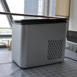 4 in 1 Black Aluminum Ice Maker for Ice Cream, Frozen Yogurt, Juice