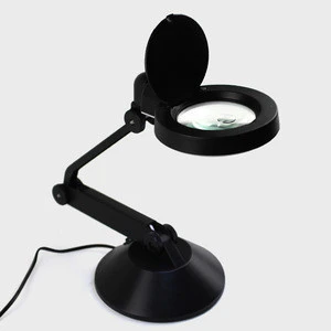 40 LED folding magnifying glass lamp,magnifying loupe lamp