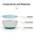 Import 400ml Non Toxic Training Bowl with Clear Lid Food Grade PP Non Spill Round Fruit Bowl for Infants and Kids from China