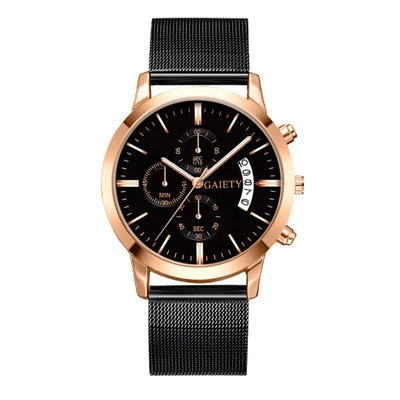 4186  Luxury Mens Watch Fashion Sport Wrist Watch Alloy Cas Steel Band  Watch Quartz Business Wristwatch calendar Clock
