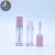 Import 4.5ml Pink Acrylic Lip Gloss Container Lipgloss Tube with Big Brush from China