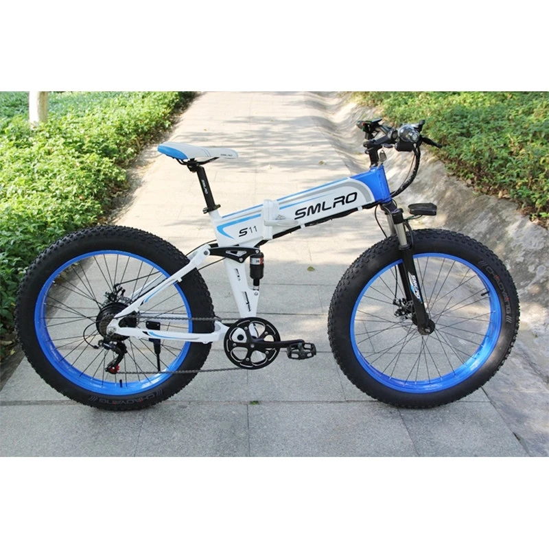 48v 1000w folding electric bike 26inch electric fat bike 10Ah/14Ah  electric bicycle 350W/500W/750w Mountain ebike