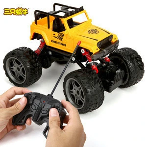 4CH Remote Control Jeep skeleton off-road vehicle toy  rc Cross-country car with LED Light