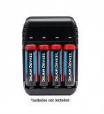 4slots battery charger for aa and aaa rechargeable batteries