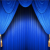 Import 50 colors in stock classic church stage curtains with valance from China