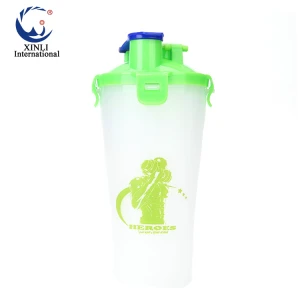 500ML Sport Plastic Eco Friendly Water Bottles Protein Shakers