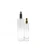 Import 50ml 100ml empty round clear glass spray perfume bottle cosmetic glass bottle with spray 1.7oz makeup setting spray packaging from China