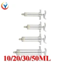 50ml 30ml 20ml 10ml veterinary automatic instruments plastic steel syringe veterinary syringe for animal vaccine injector