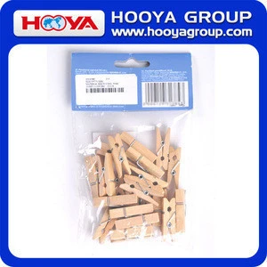 50pcs 35*7*10mm Bamboo Wodden Birch Clothes Pegs
