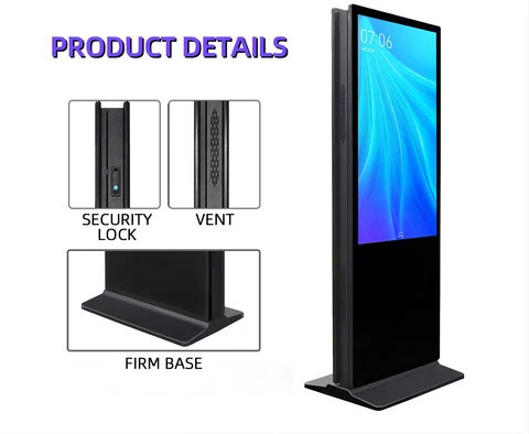 Buy 55 Inch 4k Windows Os Monitor Advertising Display Kiosk Dual ...
