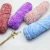 Import 5mm thickness hand knitting and crochet velvet yarn 100% Polyester Chenille yarn for hats and scarfs from China
