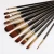 Import 5pcs/set nylon hair oil brush set acrylic learning art painting brush set from China