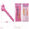 6 pcs/set Pink Sponge Curling Tool Hair Roller for Womens Long Hairs