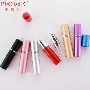 6ml Portable Mini Refillable Perfume Scent Aftershave Atomizer Empty Spray Bottle with 2 Funnel Filler for Travel Purse