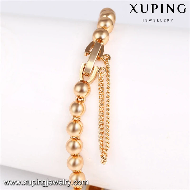 74672 Xuping New fancy 18k gold plated color jewelry zircon bracelet