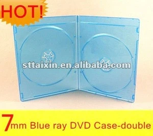 7mm blue cd dvd case for blueray