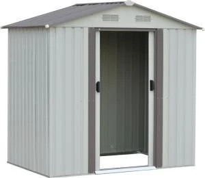 8&#39; x 6&#39; Outdoor Garden Storage Shed Tool Utility Backyard Patio Steel Toolshed