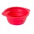 Import 850ml foldable dog food bowls silicone for outdoor travelling from China
