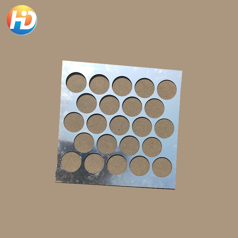85mm hole dia 95mm pitch Aluminum sheet with perforated