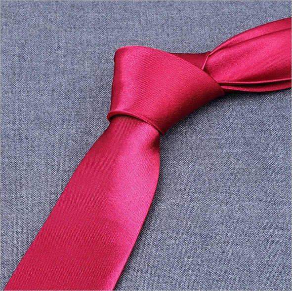 8cm Satin Ties For Men Women Plain Narrow Ties Popular Shiny Tie