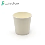 8oz 12oz 16oz Compostable Sugarcane Bagasse Pulp Cup Disposable Biodegradable Sugar Cane Bagasse Paper Portion Coffee Cups