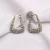 Import 925 silver needle earrings new wild fashion diamond earrings letter D home earrings jewelry from China