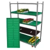 ABS water tray for DC danish trolleys, nursery greenhouse garden center carts hydroponic growing system