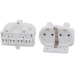 AC 500V 2A H Light Socket Base Fluorescent PL Tube 2G11 Lamp Holder