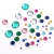 Import Acrylic Diamond Acrylic Mono-Colour Round Flat Drill Plastic crystal rhinestones For Bags, Garment, Nail Art, Shoes, Diy from China