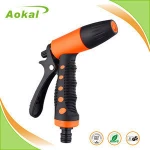 Adjustable garden water spray gun easygoing watering nozzle trigger spray gun
