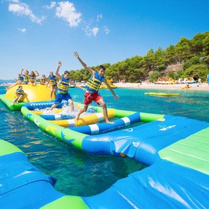 Adults Inflatable Water Park Play Equipment /outdoor Inflatable Floating Water Sports Games Manufacturer