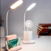 AGQ New Arrival Multifunctional LED desk Table Lamp with Pen container and Mobile Phone Holder
