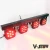 Import  express stand led par stage lights 7x10w rgbw/a led par bar dj lighting 4 par equipment from China