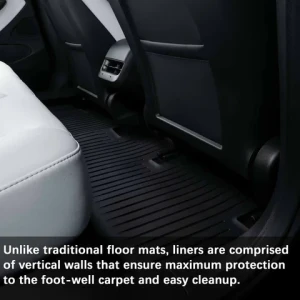 all weather waterproof  dustproof TPE XPE customized logo brand package black Car Floor Mats Pads For Tesla Model 3/Y/X/S