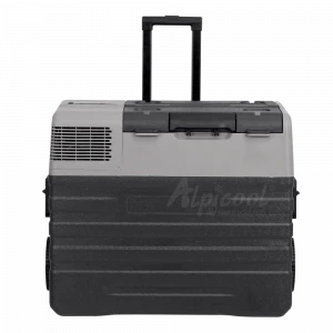 Alpicool ENX52 Camping 12v Car fridge Freezer Rechargeable Refrigerator Mini Solar Refrigerator with flexible wheel Solar Fridge