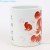 Import Alum Red Lion Pattern Ceramic Small Pen Holder Table Flower Vase Storage Pot from China