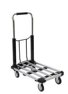 Aluminium folding platform hand trolleys/Telescopic folding platform cart/Folding aluminium flat hand cart