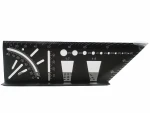 Aluminum Alloy Angle Measuring Square Measure Tool 90 Degree Gauge for Woodworking