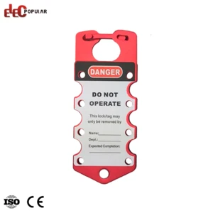 Aluminum Alloy Material Industrial Safety Lock Out Hasp Lockout Tagout