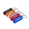 Aluminum Keychain Pill Box Waterproof Portable Mini Travel Pill Boxes Vitamin Holder Case