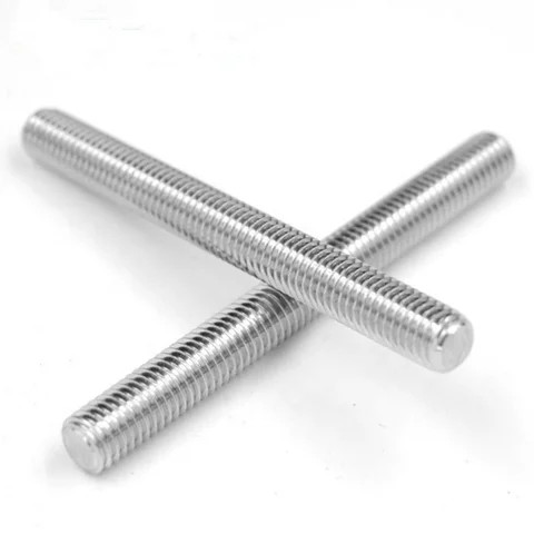 Aluminum thread rod zinc plated stud DIN 976 stainless steel threaded rods