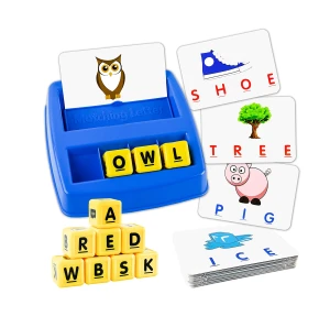 Amazon Best Seller Educational Learning Toys Teaches Word Recognition Spelling &amp; Increases Memory Matching Letter Game for Kids