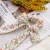 Import Amazon Hot Sale Bow-knot Hair Scarves Scrunchies Hair Ties Silk Satin Chiffon Scrunchie Ponytails Flower Pattern Head Rope Accs from China