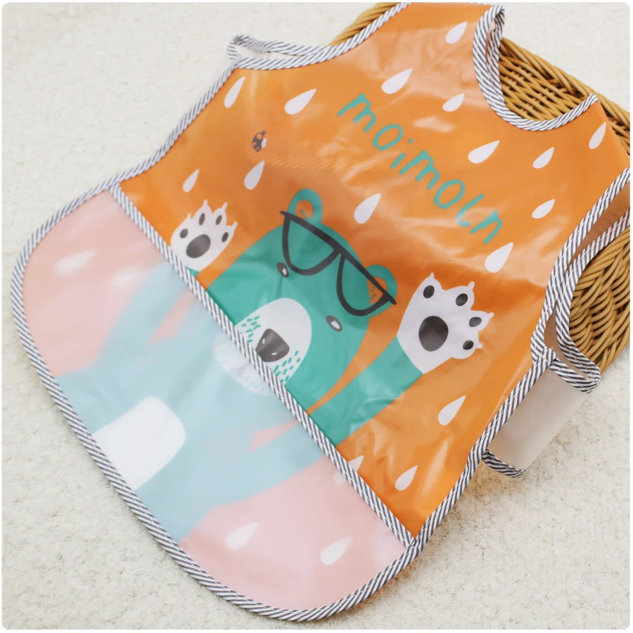 amazon Top SellerCheap Price EVA Material Teething Baby Bibs Waterproof with Food Pocket