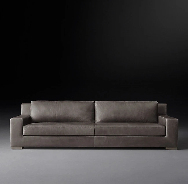 American Design Living Room Furniture Set Modern Leather Sofa