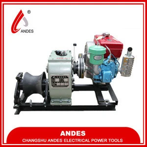 Andes 3 ton diesel power winch, diesel winch,winch
