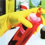 Ansell 376X Flocked natural rubber latex glove