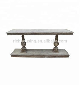 Antique Solid Wood Console Table